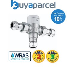 Commercial Hot Water 15mm TMV3 Thermostatic Blending Mixing Valve Under Sink