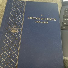 1909 To 1940 Lincoln Cent Partial Set In Whitman Classic Album-27 Coins Included