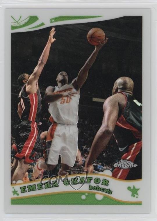 2005-06 Topps Chrome Refractor 694/999 Emeka Okafor #29 16q7