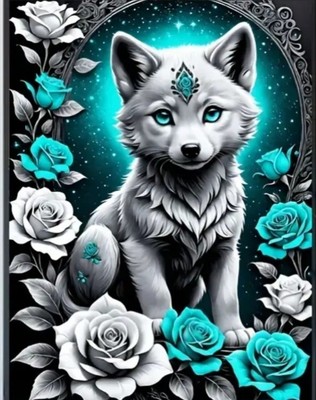 Süßer Fuchs Diamond Art/Malerei 30x40 Rundbohrer