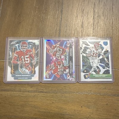 Topps Chrome Cosmic 2025 NFL Chiefs 3-Card Patrick Mahomes Ext Star Clusters 