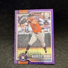 Topps 2026 Series 1 Mauricio Dubón #191 Purple Parallel Houston Astros /250 Card