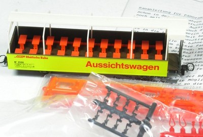H0m Aussichtswagen B2100 RhB Bemo 3280 100 TOP !
