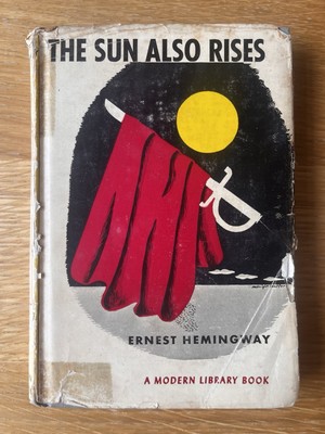 Hemingway The Sun Also Rises First Modern Library 1926