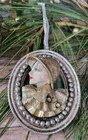 Upcycled Flapper Girl Art Deco Ornament. Christmas,Holiday, 1920s, Facebook Lady — photo 1