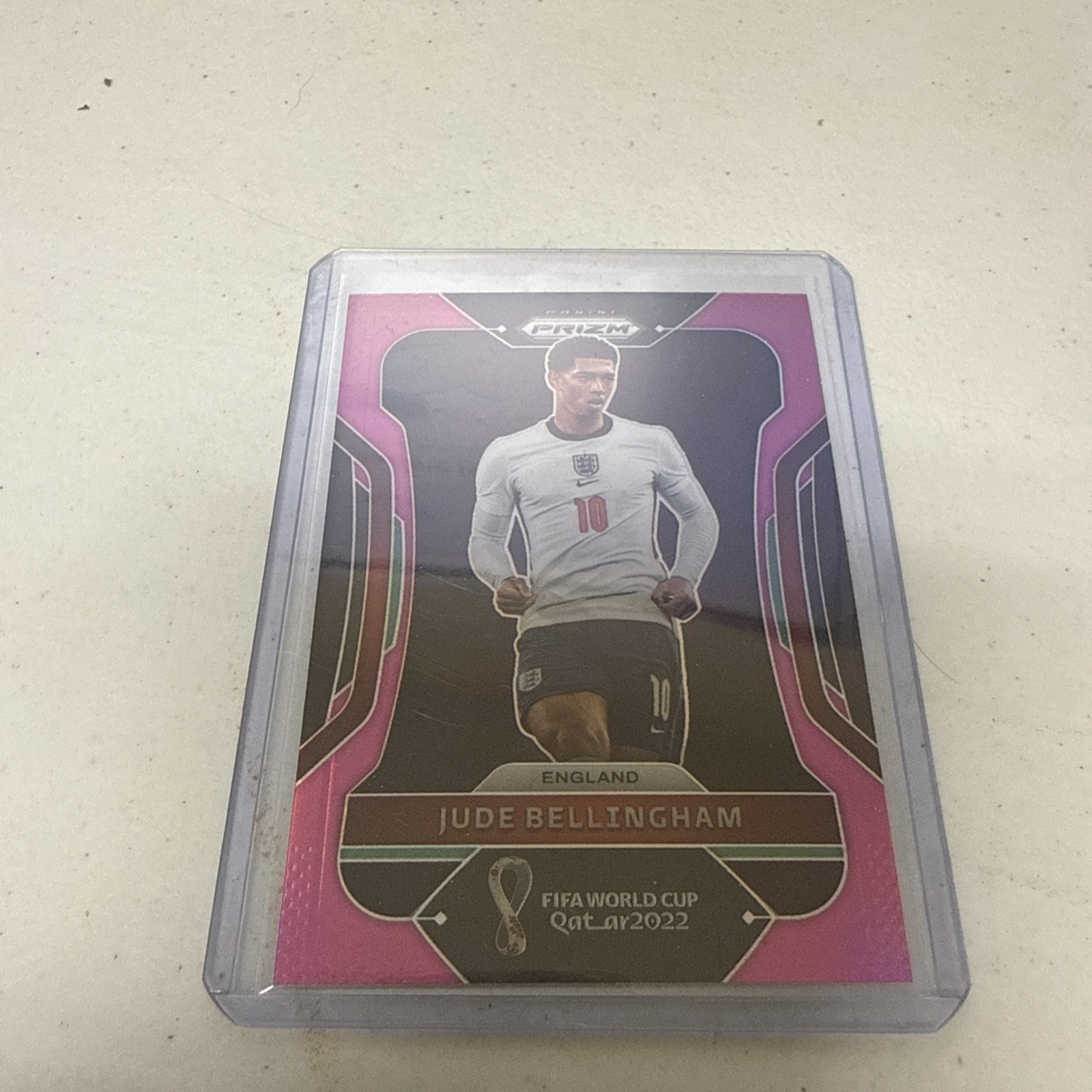 Jude Bellingham 2022 Panini Prizm Qatar World Cup England Pink Prizm #90