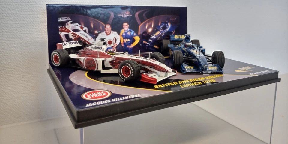 RARA CONVERSIONE 1:43 MINICHAMPS BAR 01 1999 LANCIO SHOW CAR VILLENEUVE ZONTA - Immagine 3 di 4