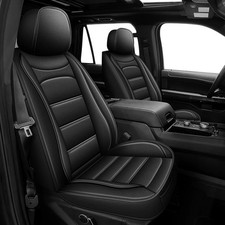 AOMSAZTO Seat Cover Full Set Fit for Ford Expedition 2018-2025: Leather Cushi...