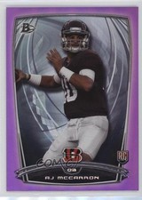 2014 Bowman Rookies Retail Purple Foil AJ McCarron #22 0q3