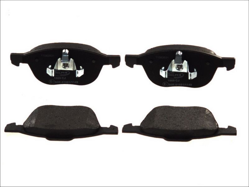 Plaquettes de frein DELPHI LP1869 pour Mazda 3 (BK) 1.3 2003-