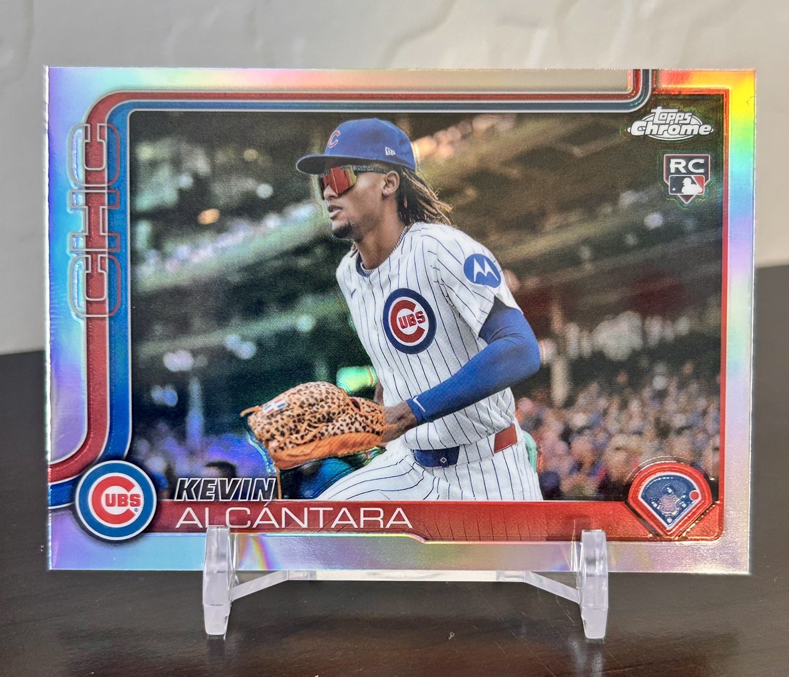 2025 TOPPS CHROME KEVIN ALCANTARA RC IMAGE VARIATION SP #173 CHICAGO CUBS 