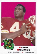Robert Holmes 2019 RETRO CARD 1969 Super Bowl Champ Kansas City Chiefs