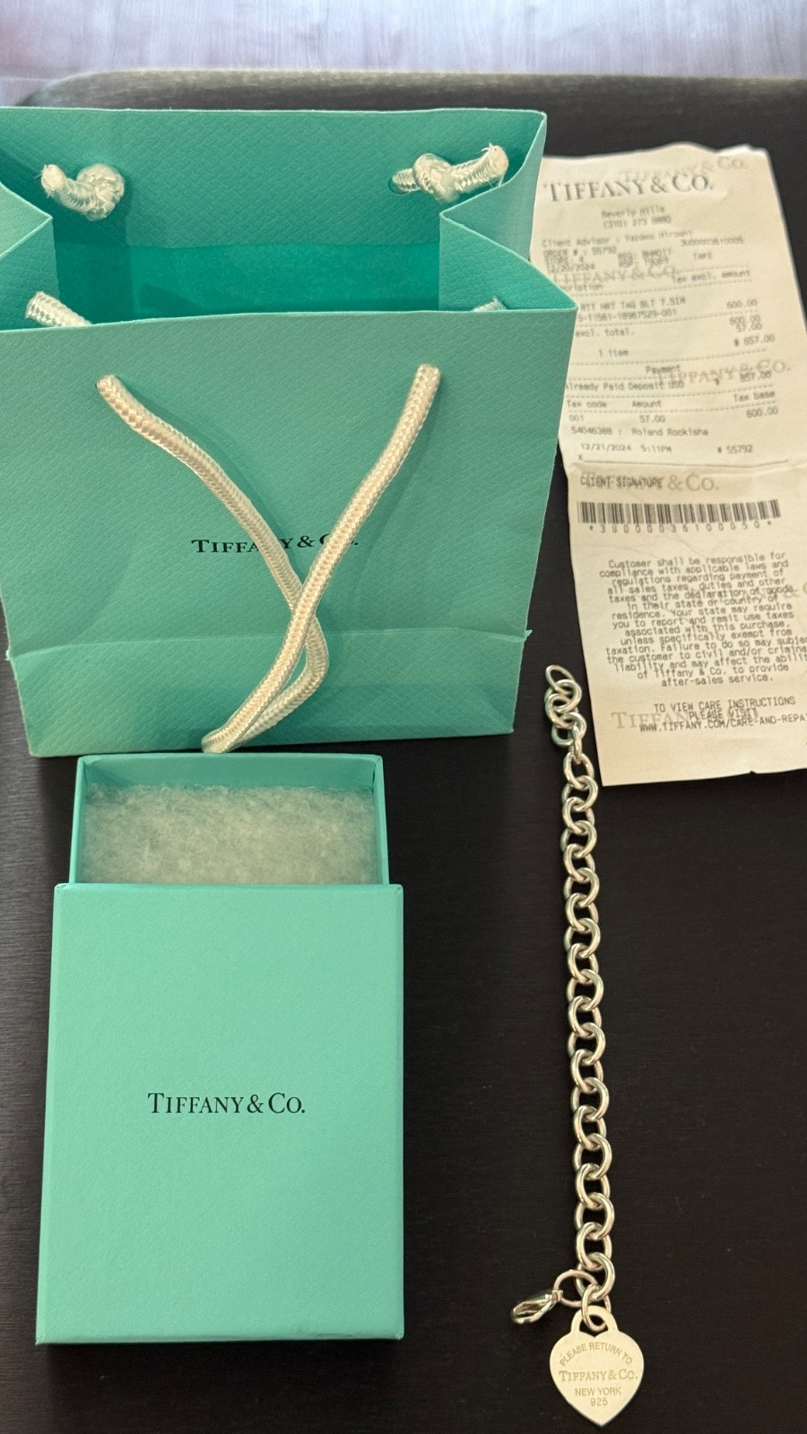 Tiffany & Co. Bracelet 925 Sterling Silver