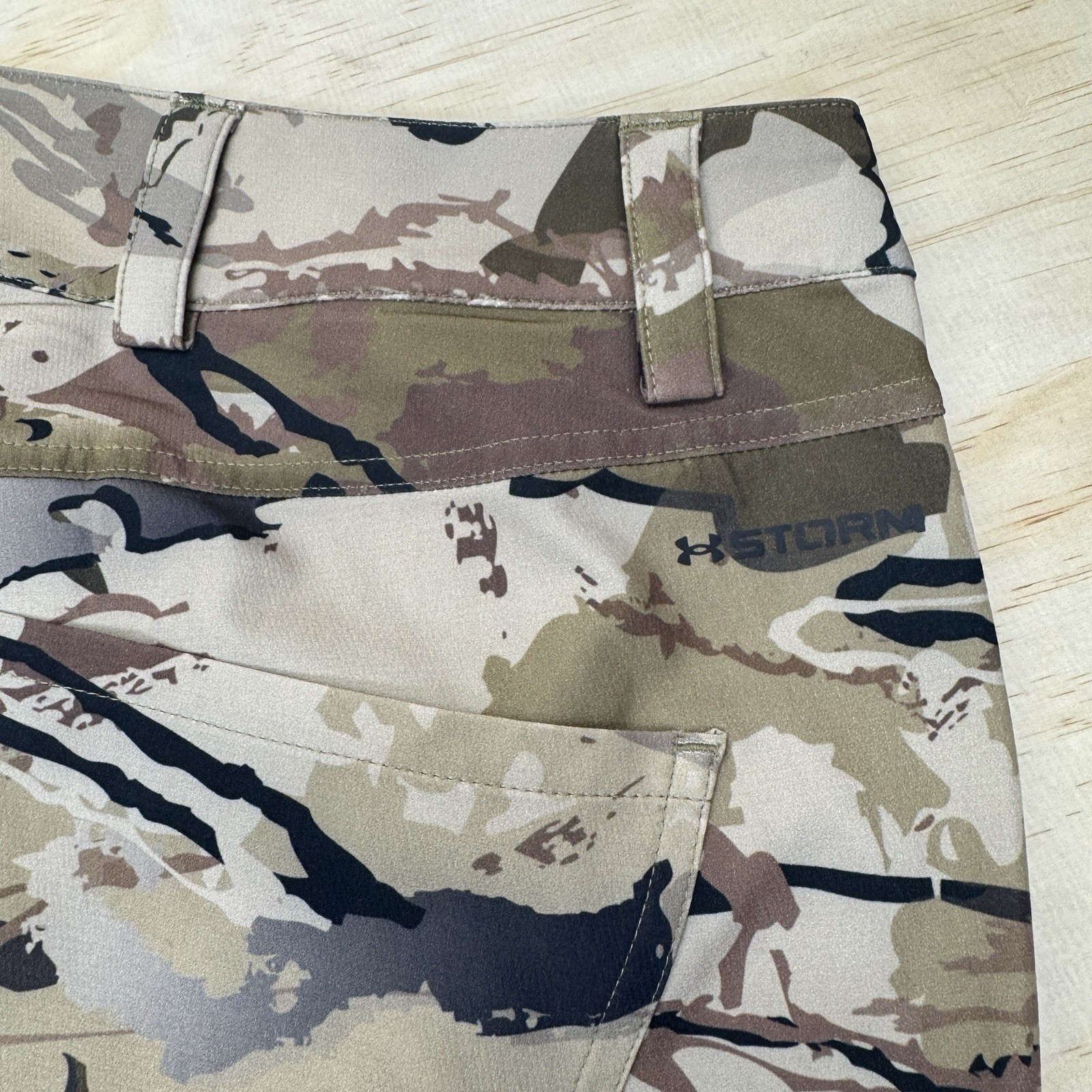 NEW Under Armour Hardwoods STR Pants Size Mens 40 x 32 1355314-999 Camo thumbnail 13