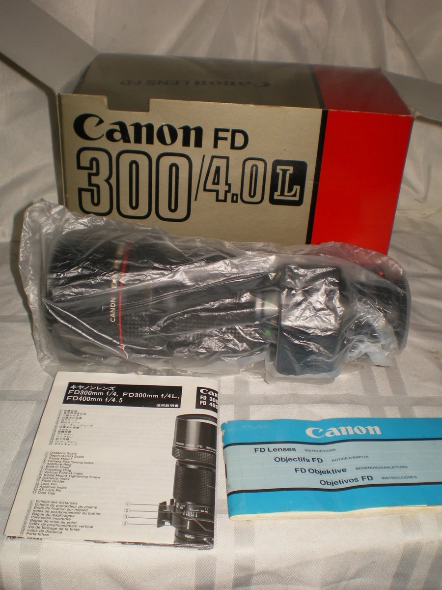 Canon FD f/4 Camera Lenses 300mm Focal for sale - eBay
