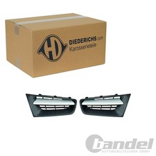 DIEDERICHS KÜHLERGRILL SCHWARZ/SILBER passend für RENAULT MEGANE | 4464140