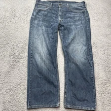 Levi's 569 Blue Jeans Mens 40x29 Loose Straight Baggy Wide Leg Denim ClassicCore