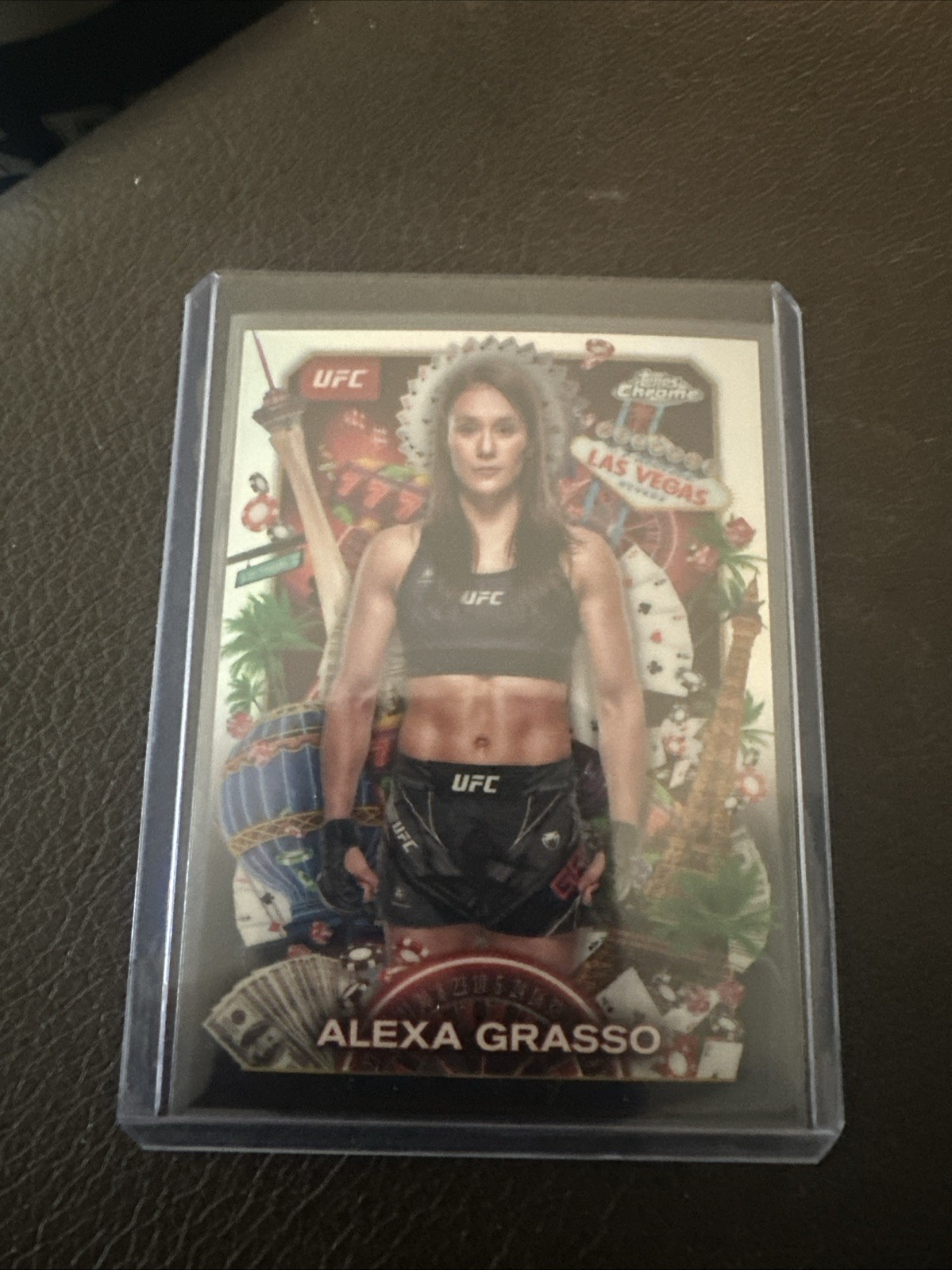 2025 Topps Chrome UFC Alexa Grasso Titans SSP ***Case Hit