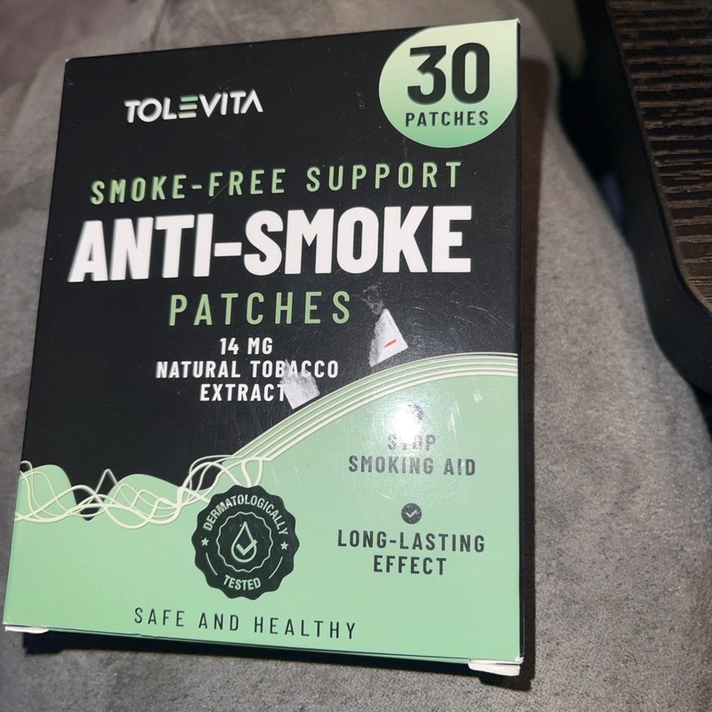 TOLEVITA Anti- Smoke Herbal Patches Transparent 24 mg | Quit Smoking 25 Patches