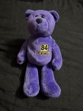 Salvino's Bammers Minnesota Vikings Randy Moss 84 Plush Bear Purple NFL