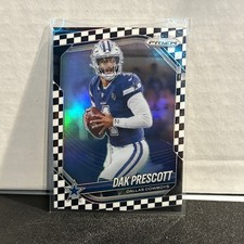 2025 Panini Prizm - Dak Prescott #57 Black & White Checker Prizm