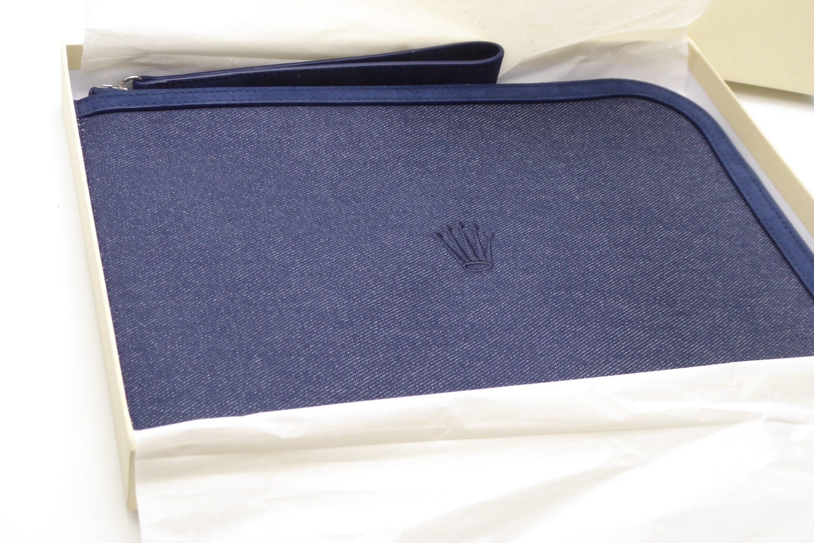 Borsa da viaggio unisex Rolex in jeans foto 2