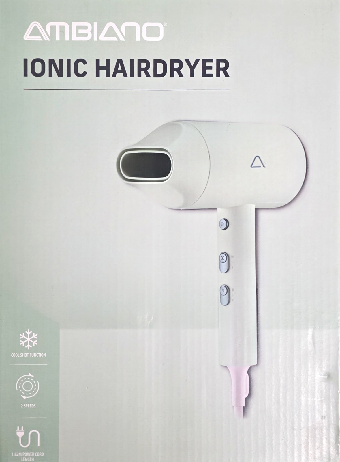 Ambiano IONIC Hair Dryer 3 Heat 2 Speed Diffuser Concentrator BNIB