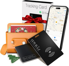 Airtag 2 Pack Wallet Tracker Card 0.06In Slim - Airtag Card Smart Tag IP68 Water