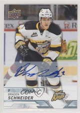 2018-19 Upper Deck CHL Auto Braden Schneider #84 Auto lt5