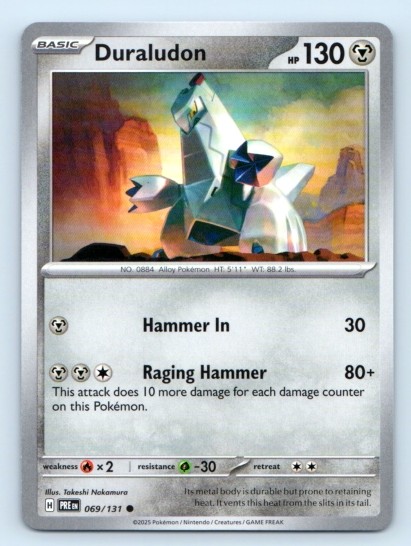 Duraludon 069/131 ~ Common English Near Mint