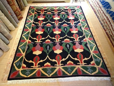 Hand-Knot 55''x88'' TUFENKIAN TIBETAN WOOL RUG