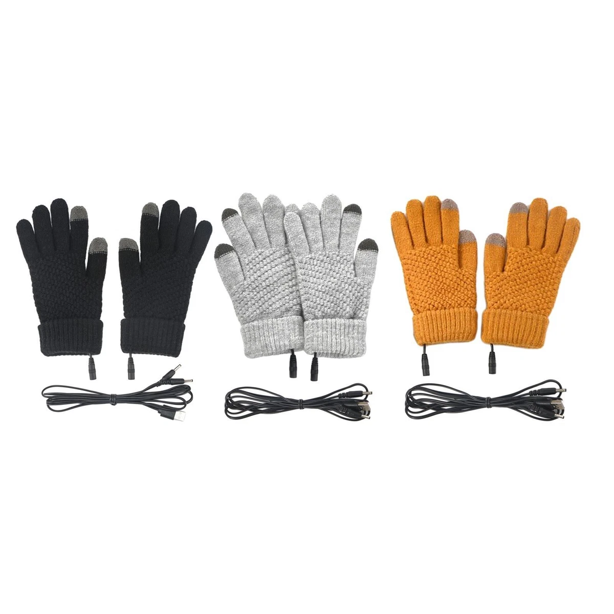 Fivtse USB Beheizte Handschuhe - Elektrische Heizung Für Winter, Radfahren, Otorradfahren