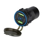 132W USB Car Charger QC 3.0 Type C PD Fast Charging Socket For Cars Motorcycle
