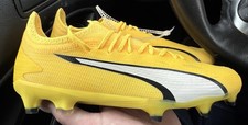 Puma Ultra Ultimate FG/AG 107507-04 Yellow Blaze White Women  s Size 7.5