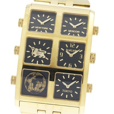 IceLink ゴールド マルチフェイス 時計 ICE LINK generation 4 time black Dial Quartz Men's Watch_944135 | eBay