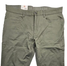 Copper & Oak NWT Men's 38x30 Fenwick Flex-Comfort 5-Pocket Pants Olive NWT $65