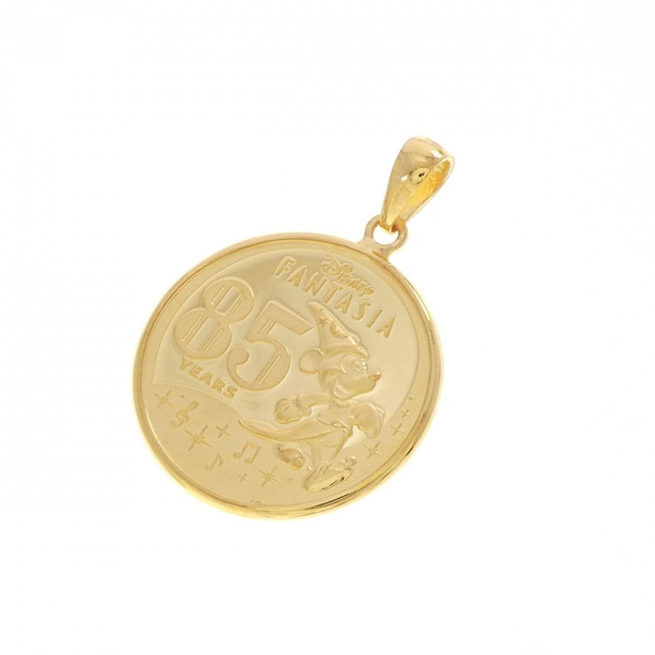 Authentic K24YG (frame) coin pendant #230-000-582-4570