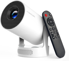 Mini Projector with Wifi 6 and Bluetooth 5.4, Portable Projector 4K Support, 5W