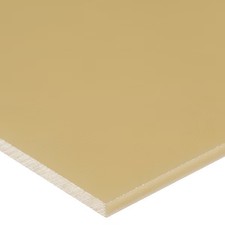 Manufacturer Varies Beige ABS Sheet Stock 12" L x 12" W x 1/16" Thick