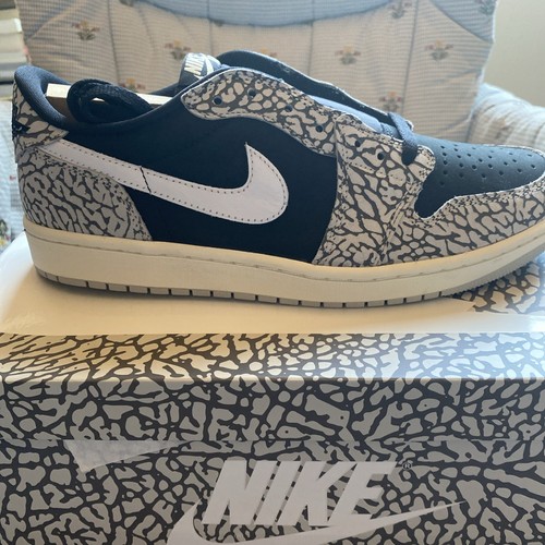 NIKE JORDAN 1 LOW SAFARI SHOES,BNIB,DS,SZ. 10,NIKE# CZ0790-001 - 第 1/7 張圖片
