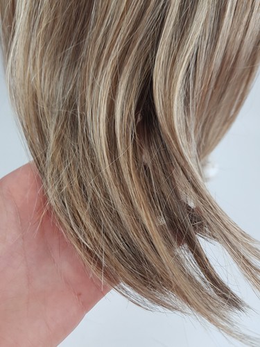 Modacrylic Fiber Wig Straight Hair Light Brown Made in Indonesia Japan Petite - Picture 5 of 8
