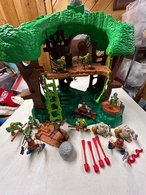 FISHER PRICE GREAT ADVENTURES ROBIN HOOD FOREST PLAYSET LOADED W PCS RARE 