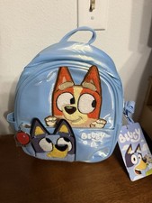 Bluey Peeking Women's 10.5" Mini Backpack, Blue kids Womens backpack new