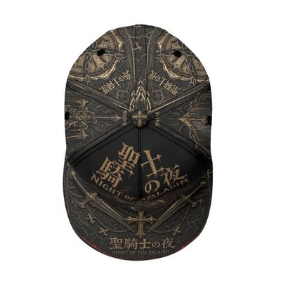 Night of the Paladin Flat Brim Cap | Gothic Halloween AOP Snapback