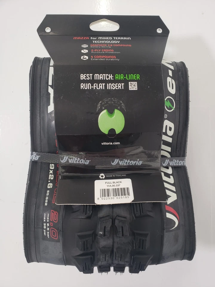 Бескамерная шина для горного велосипеда Vittoria E-Mazza 29x2,60 11A.00.337 XC Trail Enduro - Изображение 3 из 3