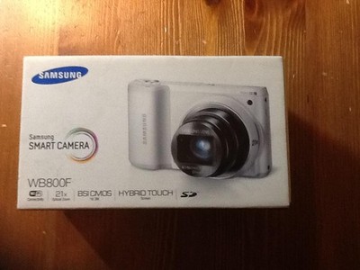 Samsung WB Series WB800F 16.3MP Digital Camera - Cobalt Black for