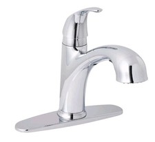 Home Impressions 404617 1-Handle Lever Pull-Out Kitchen Faucet, Chrome
