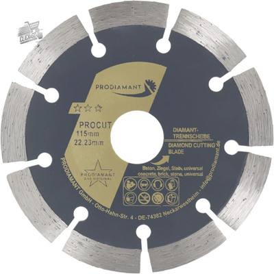 Diamanttrennscheibe 115 Universal Schleifmaschine Beton Stein Ziegel Segment 1