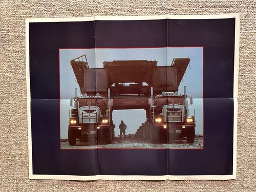 Kenworth Class 8 18.5" x 24" Poster Publication (RARE)