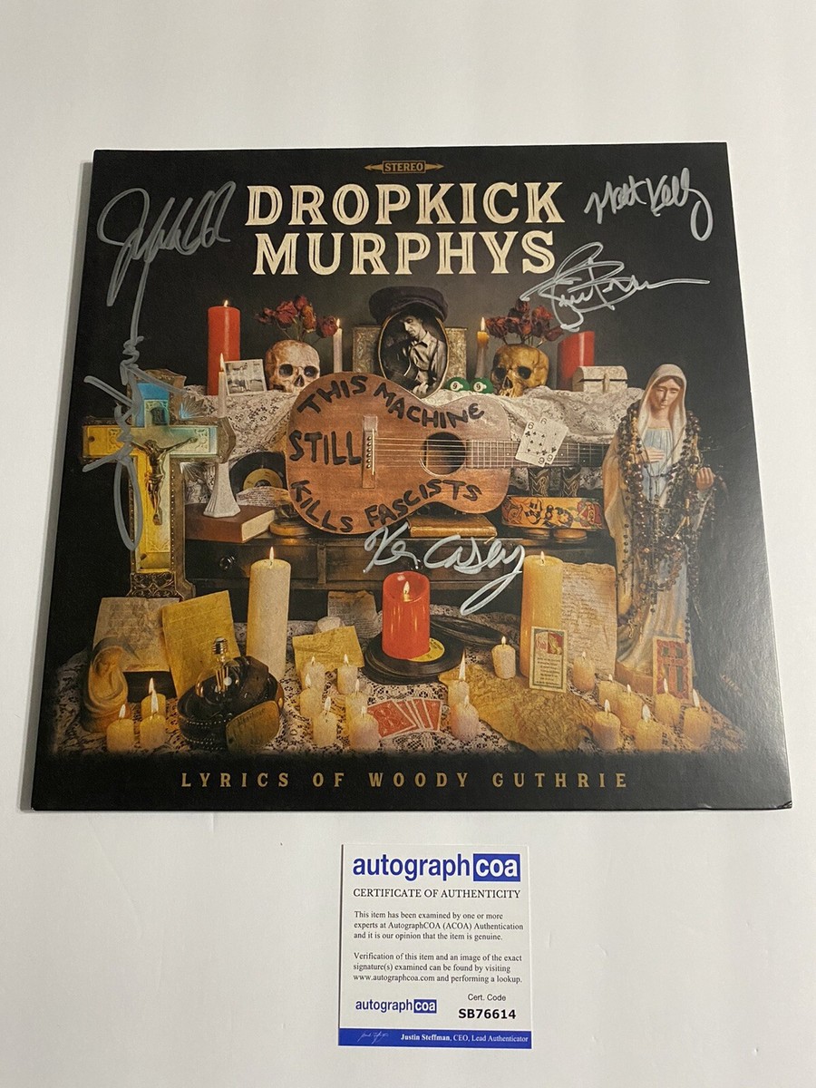 Dropkick Murphys Full Band SIGNED Autographed Record Vinyl
